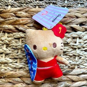 Hello kitty summertime cute bikini beach surfer keychain